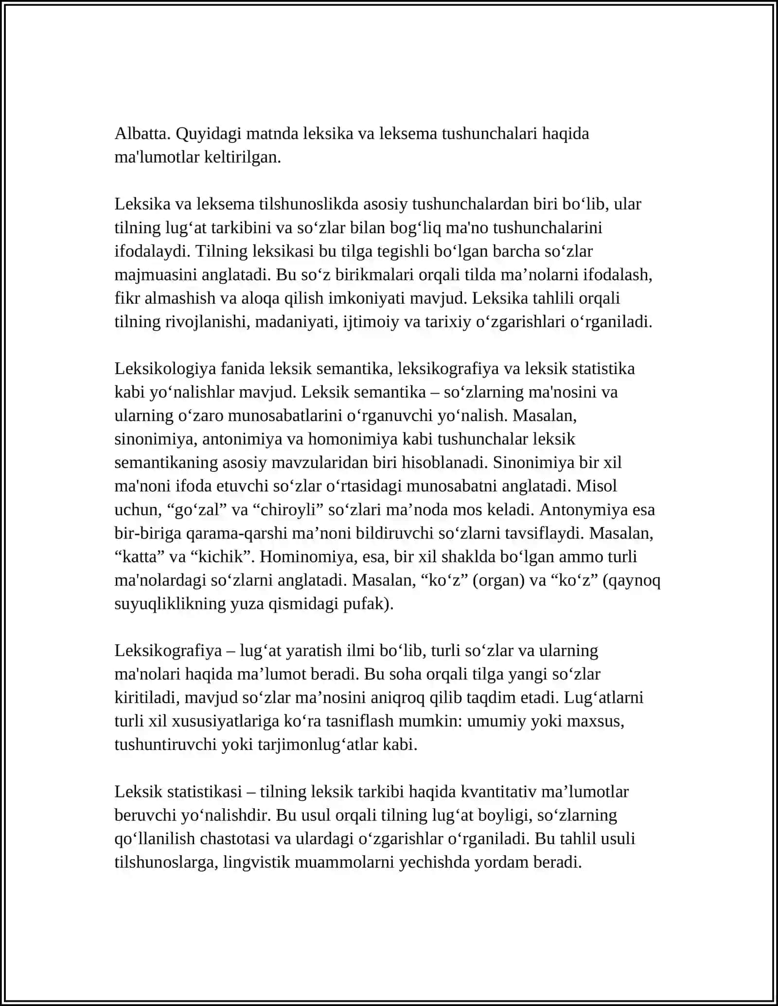 LEKSIKOLOGIYA 4