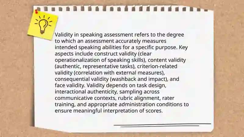 Assessing speaking skills 4