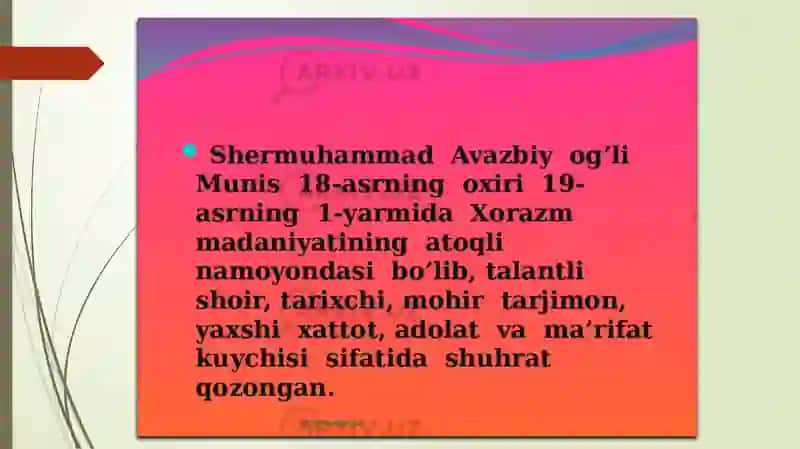 “O`zbek adabiyoti tarixi” fanidan slayd 4