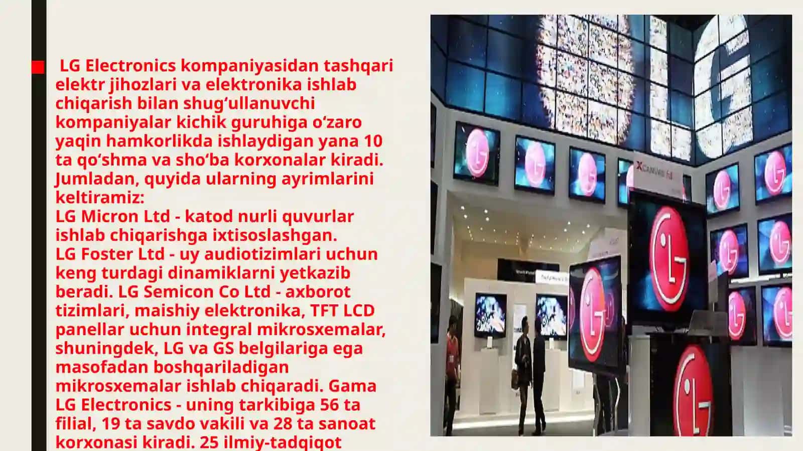 LG ning yaratilish tarixi 4