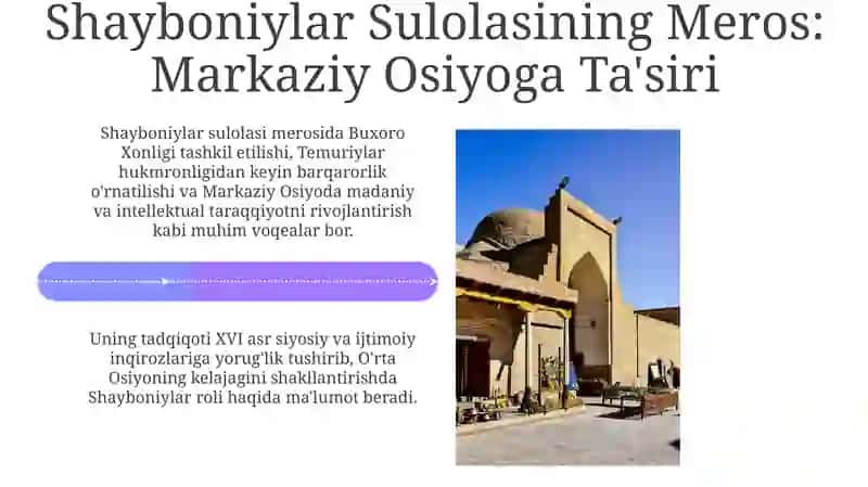 Buxoro Xonligi tashkil topishi 4