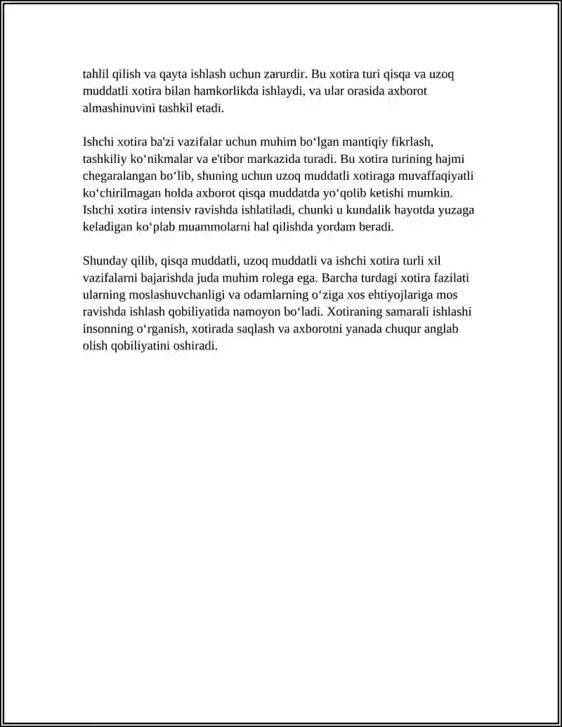 Xotira 4