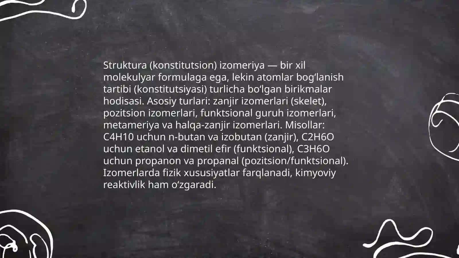 Izomeriya va uning turlari 4