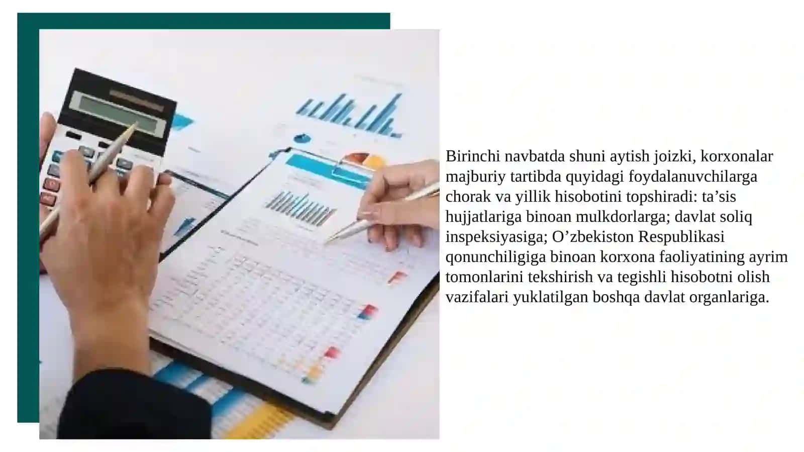 Buxgalteriya (Moliyaviy) hisobotlar 4