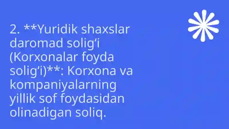 Daromad solig‘i 4