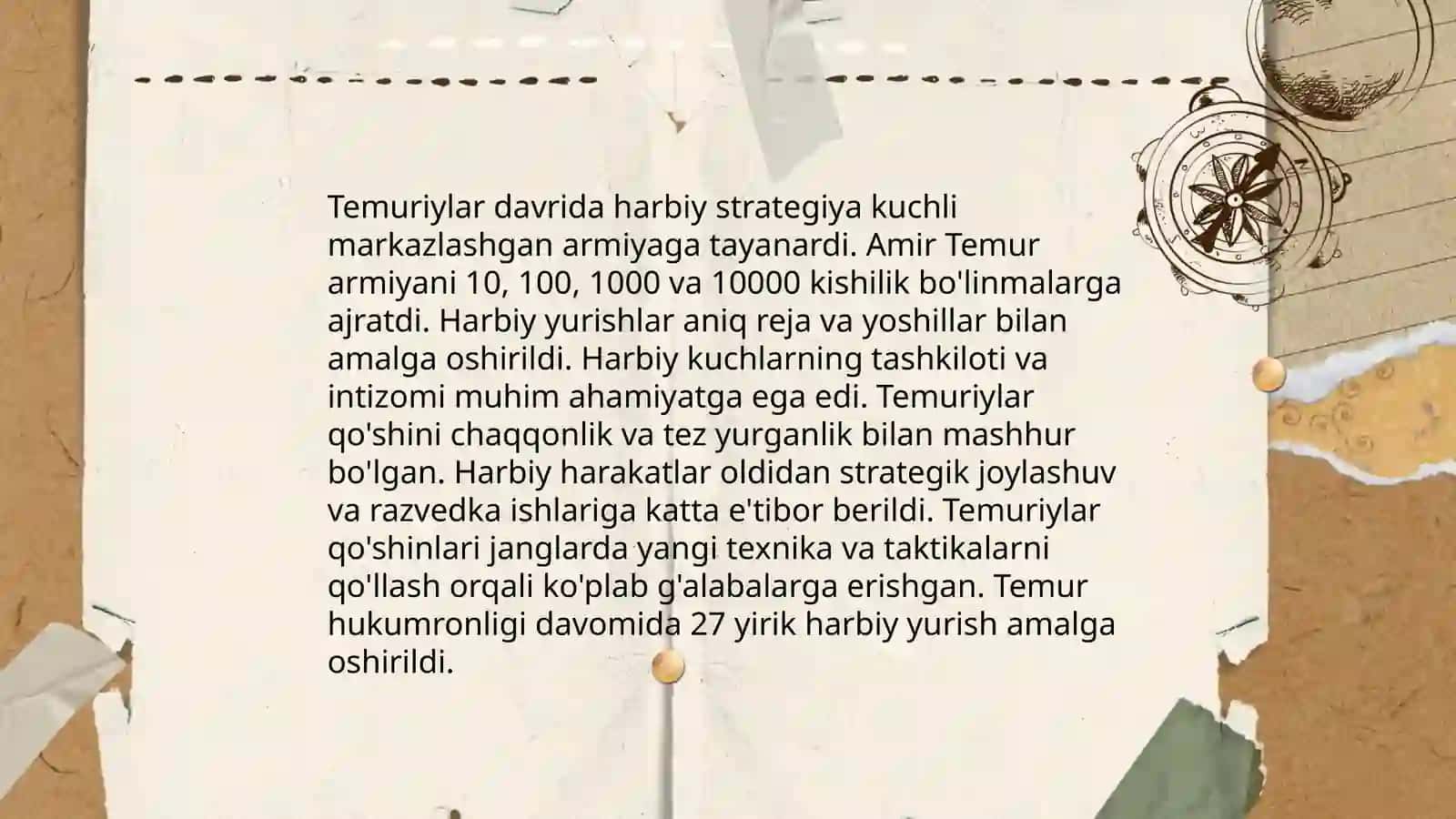 Amir Temur qushin tuzulishi 4