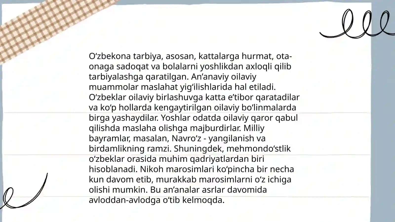Islom dini va o'zbekona tarbiya 4