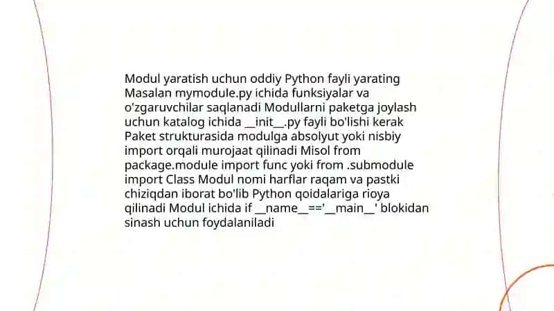Pythonda modullar 4
