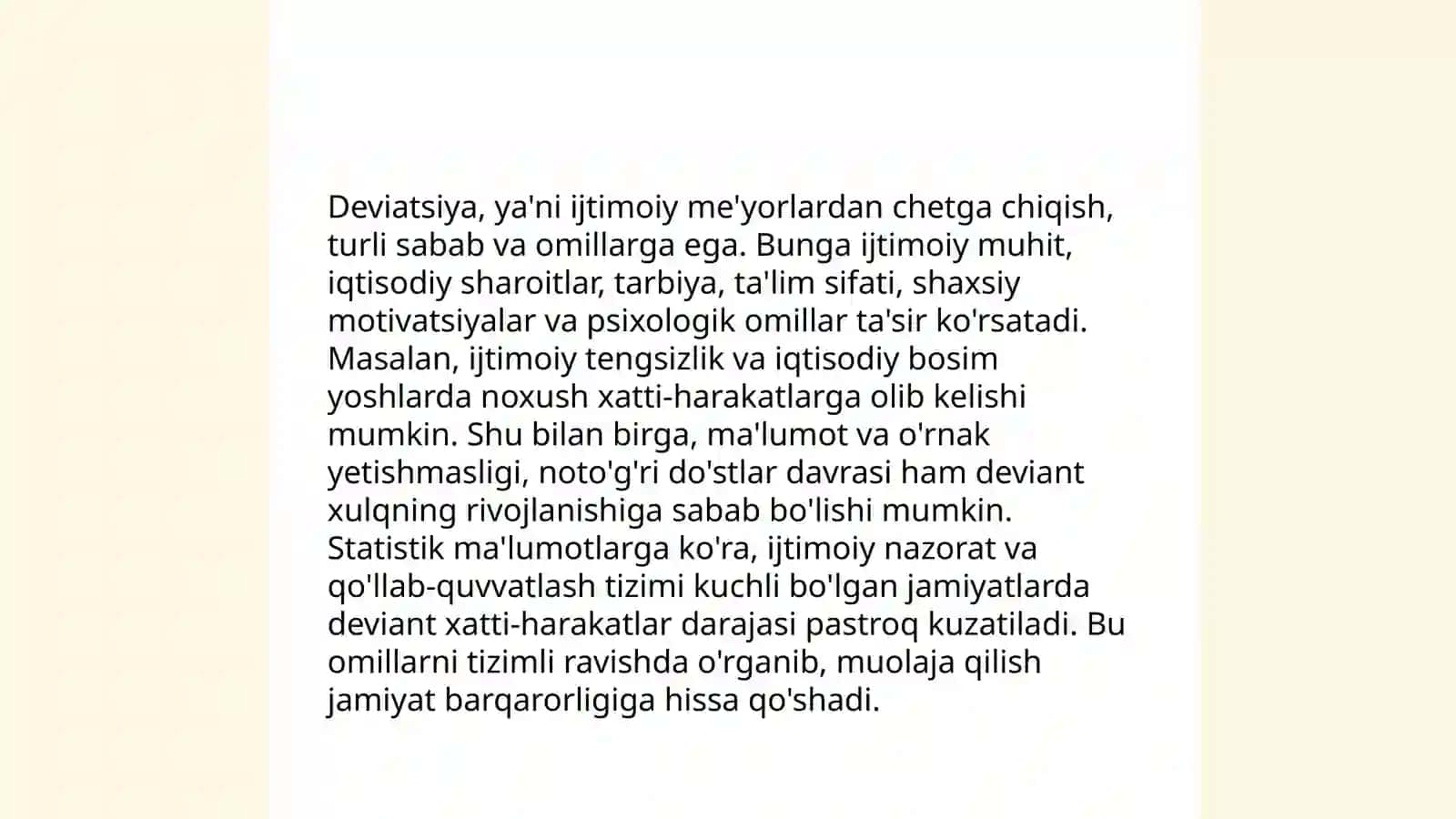 Deviatsiya va uning turlari 4