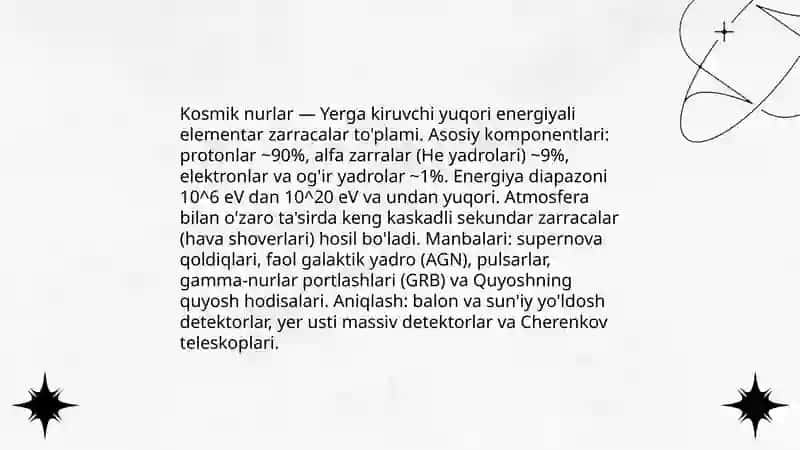 Elementar zarrachalarning manbalari 4