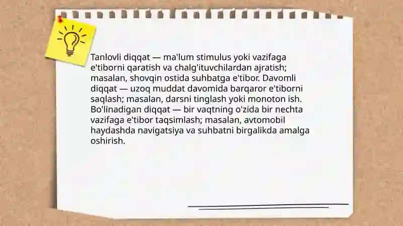 Diqqat haqida 4