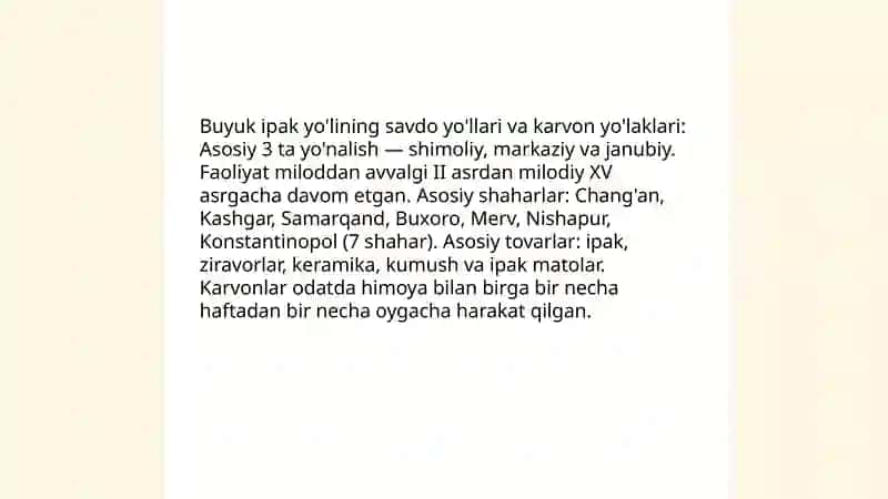 Buyuk ipak yo'li 4