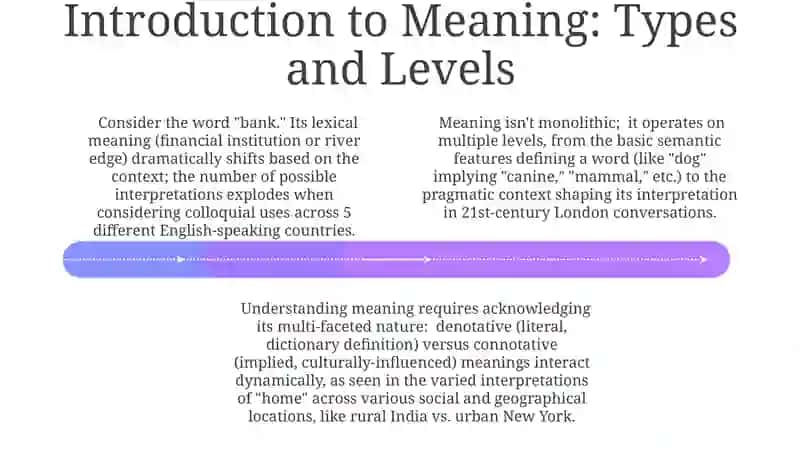 Delving into Lexical Semantics 4