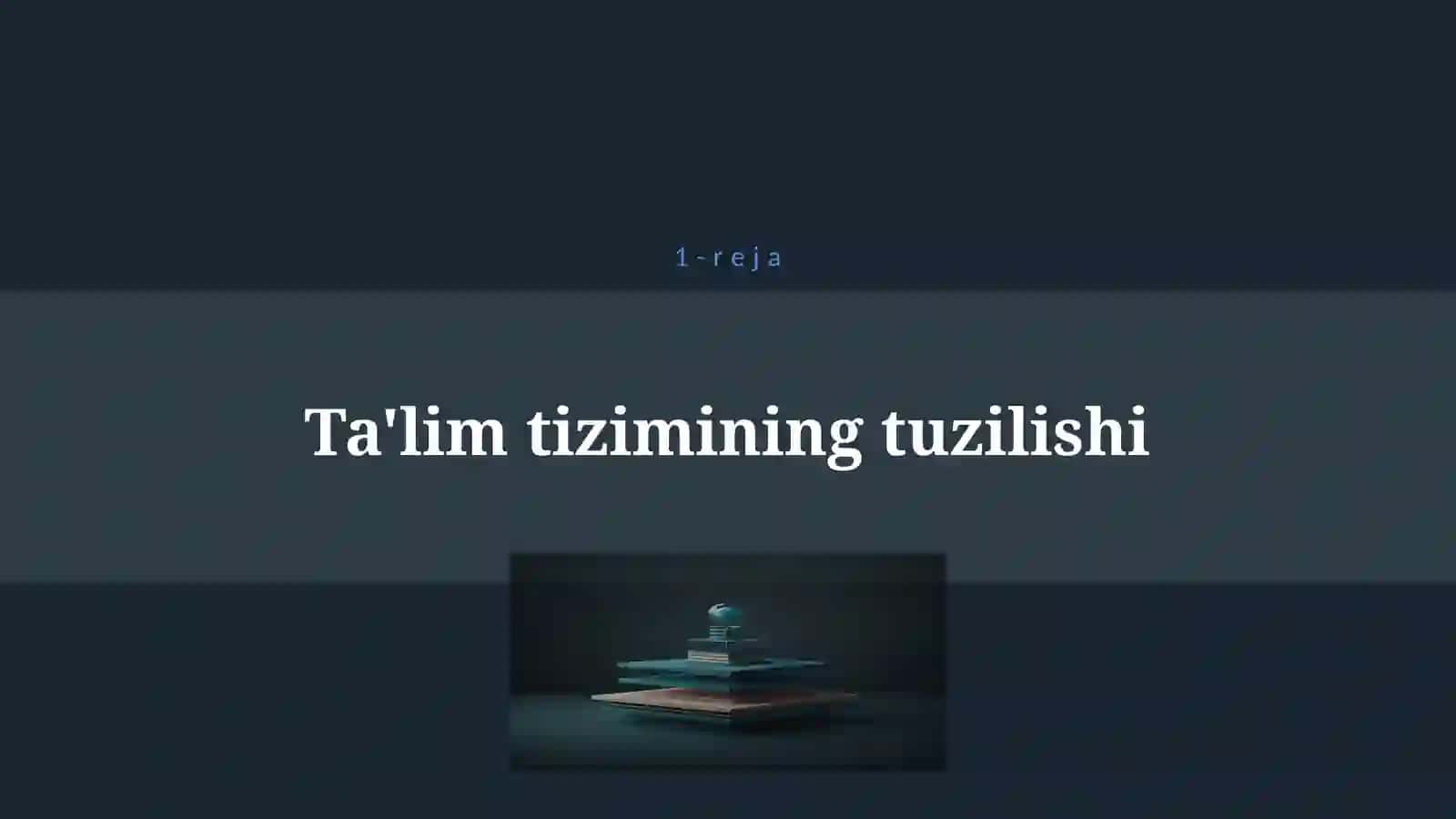 TURKIYA TA’LIM TIZIMI 4