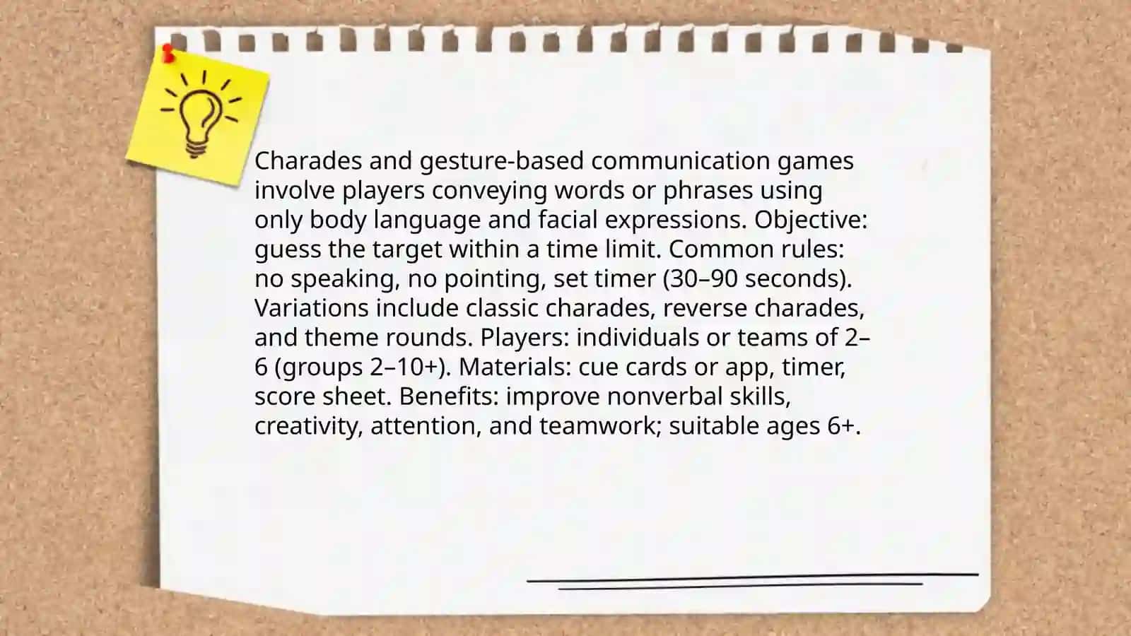 Communication games 4