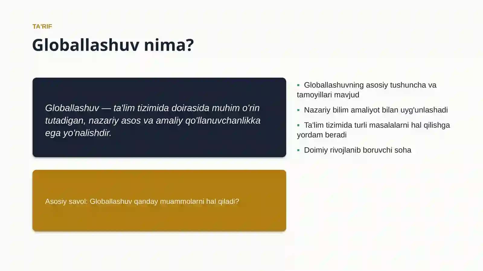 Globallashuv 4