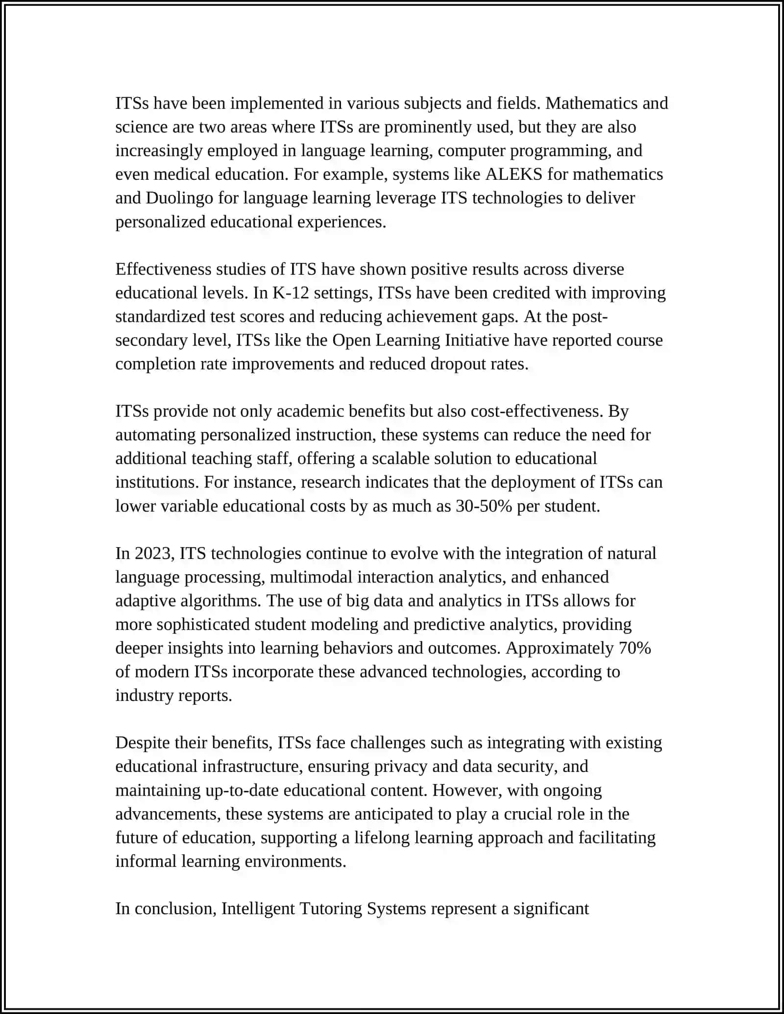 Artificial Intelligence in Education 4