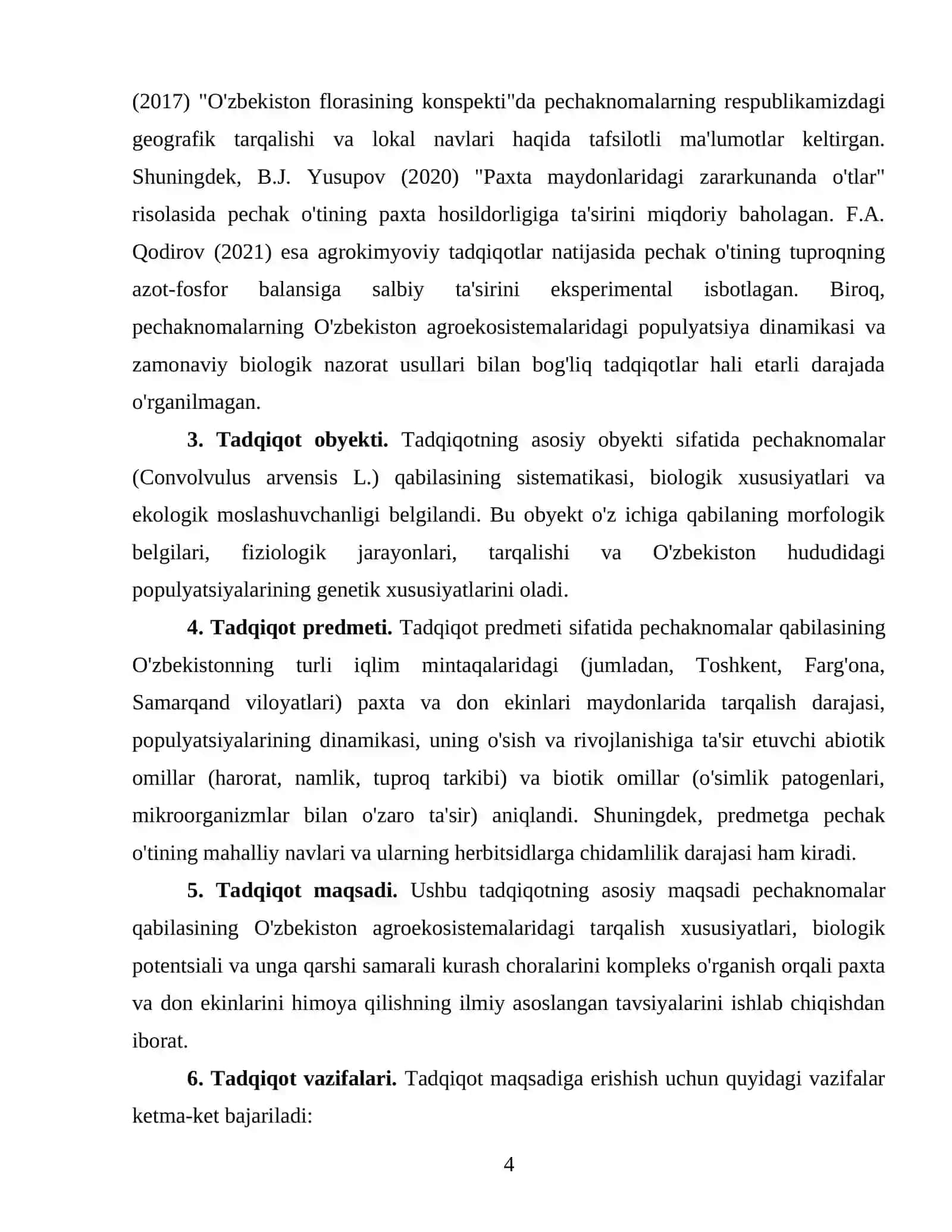 Pechaknomalar (pechak o't) qabilasi 4