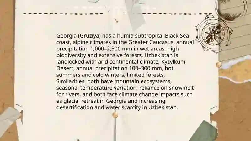Gruziya and Uzbekistan Differences and Similarities 4