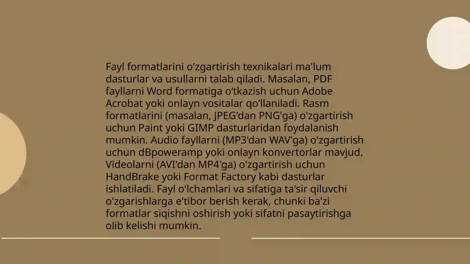 Fayl formatlarini o'zgartirish dasturi 4