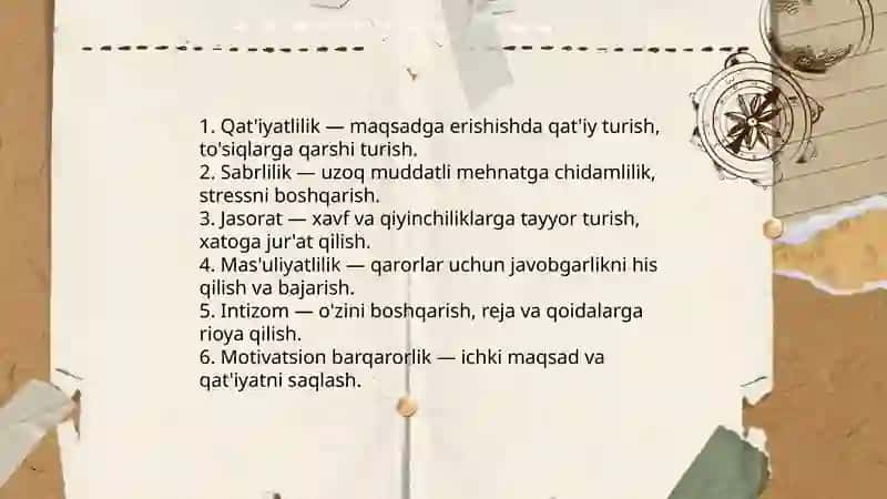 Shaxsning irodaviy sifatlari 4