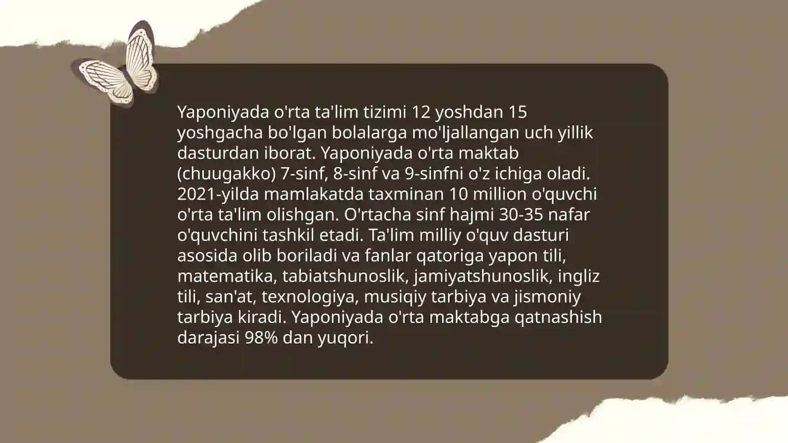 Yaponiyada ta'lim 4