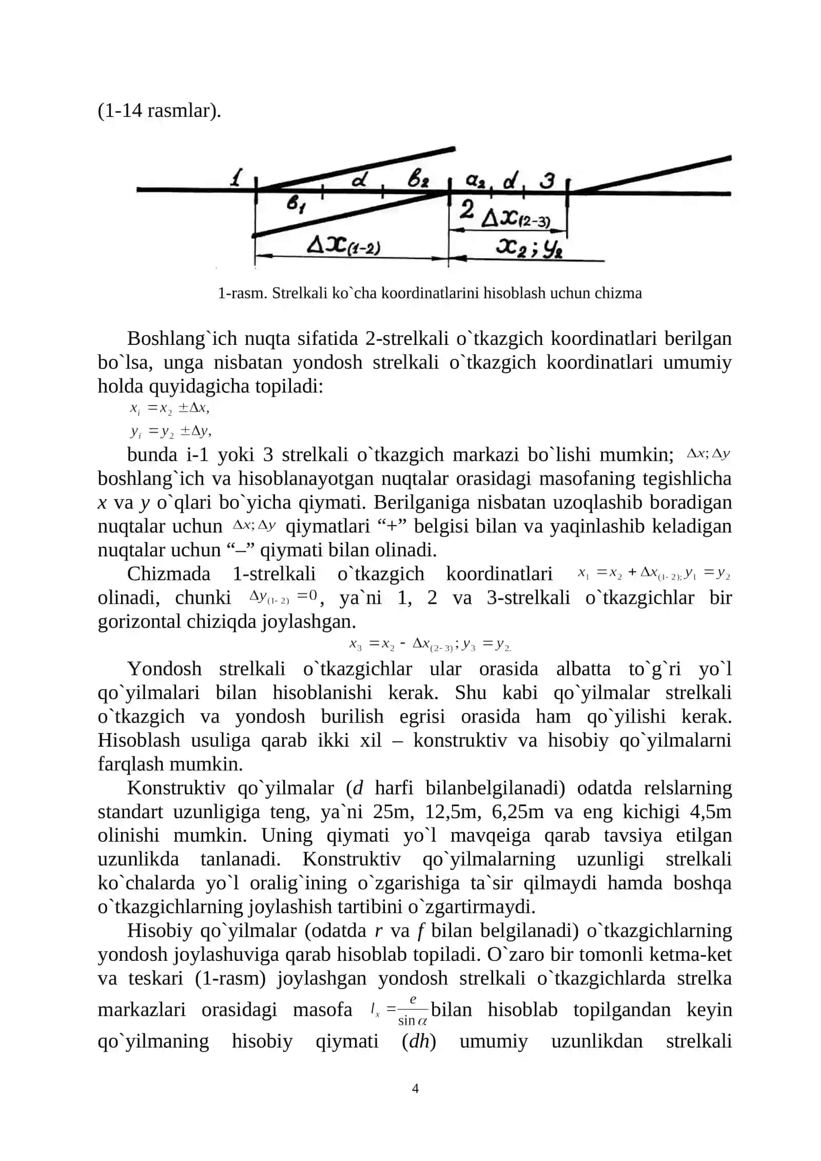 Strelkali ko`chani loyihalash 4