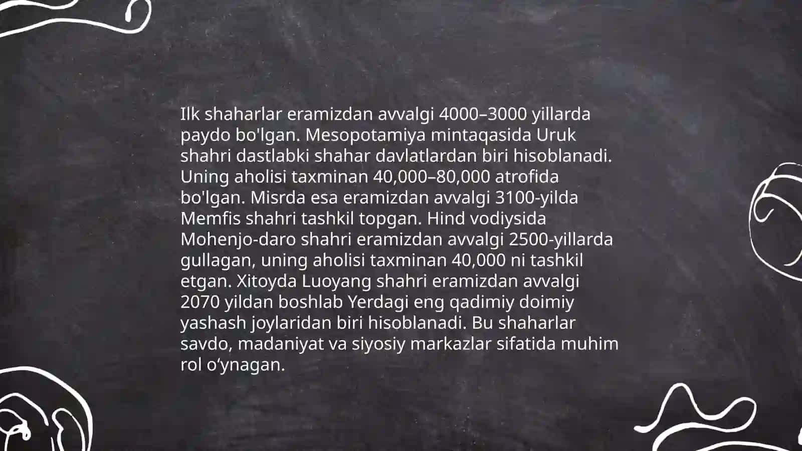 O'zbekiston hududidagi ilk shaharlar 4