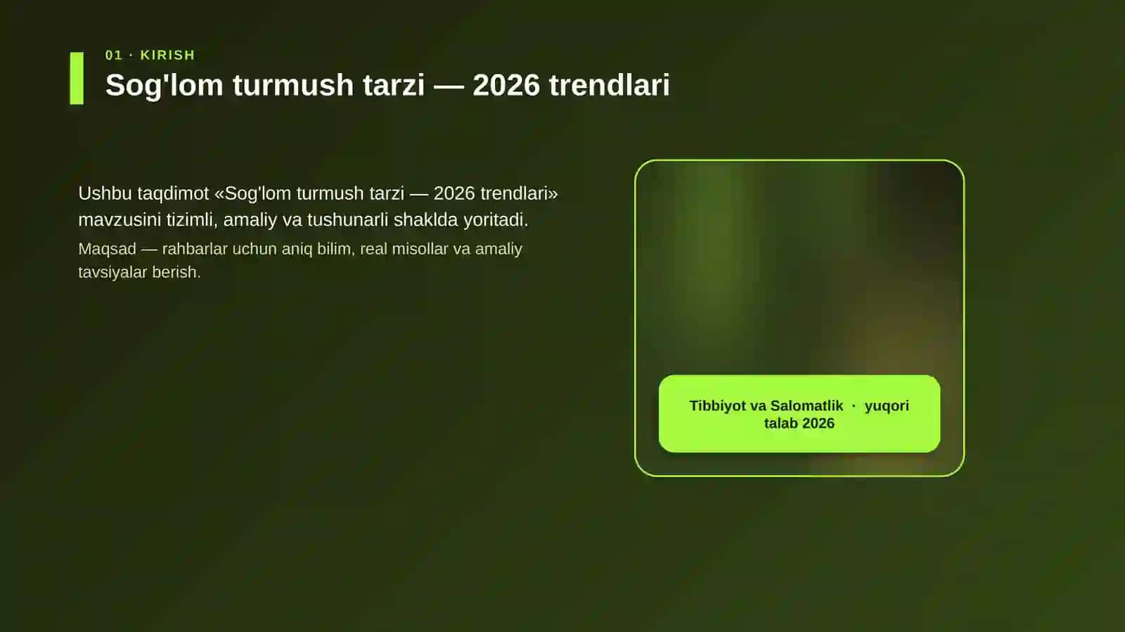 Sog'lom turmush tarzi — 2026 trendlari 4