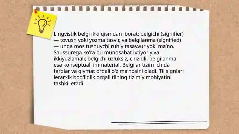 Tilshinoslik va semiotika 4