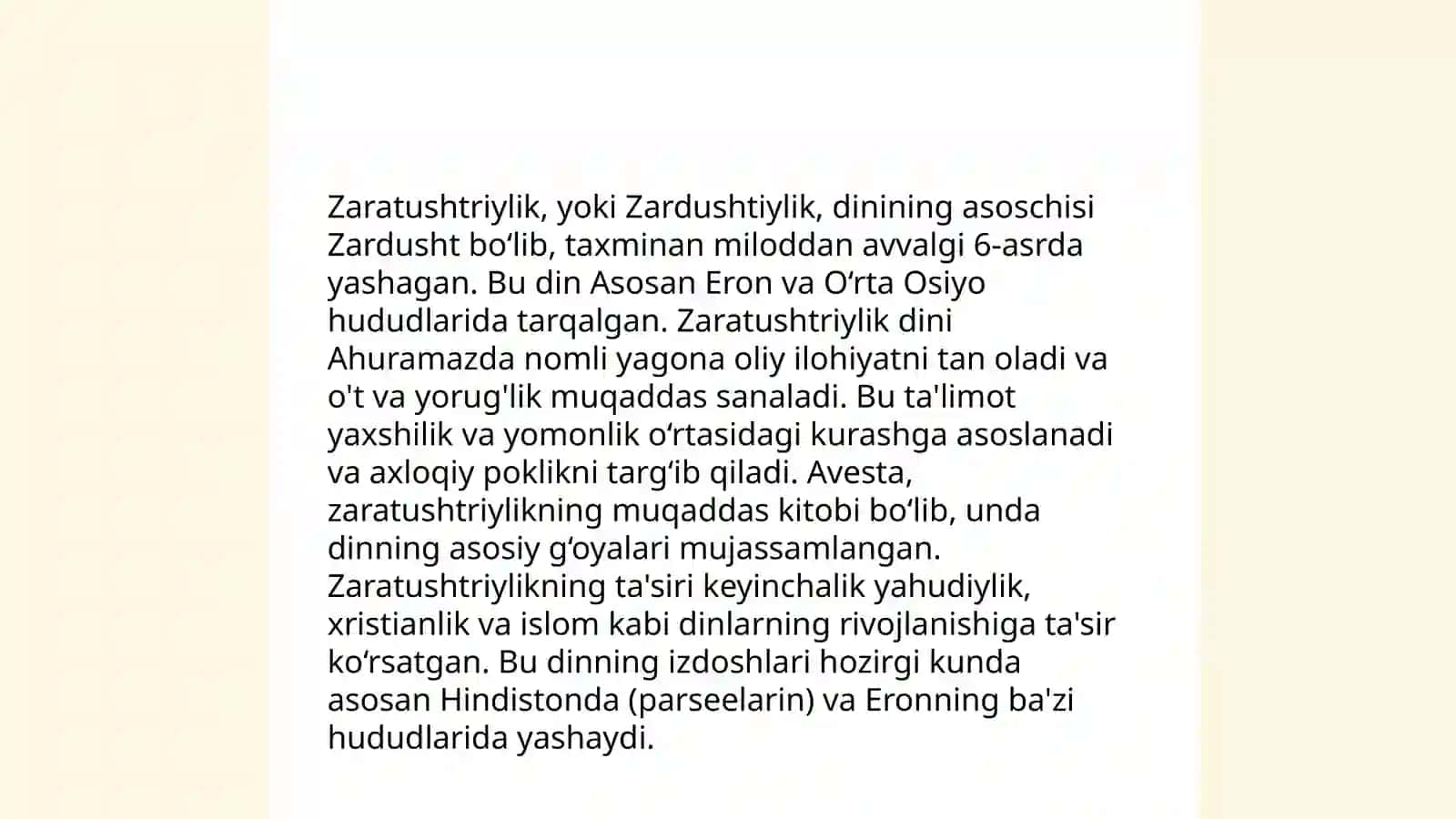Avesto-zardushtiylik dini 4