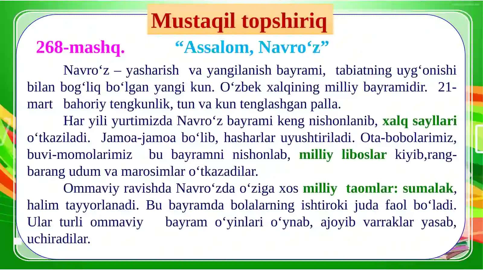 Kishilik olmoshlarining gaplari 4