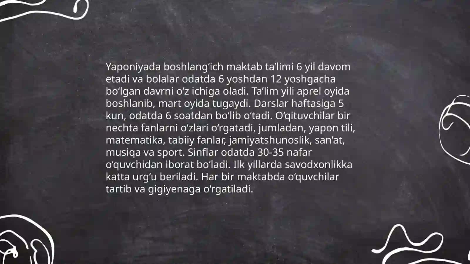 Yaponiyada t'lim tizimi 4