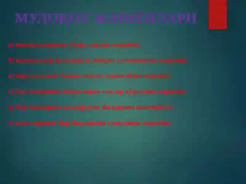 Мулоқот  психологияси 4