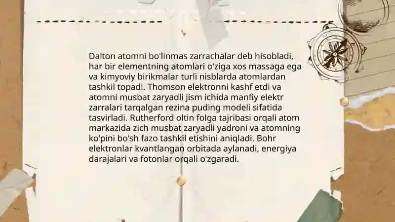Atom molekulyar ta'limot 4