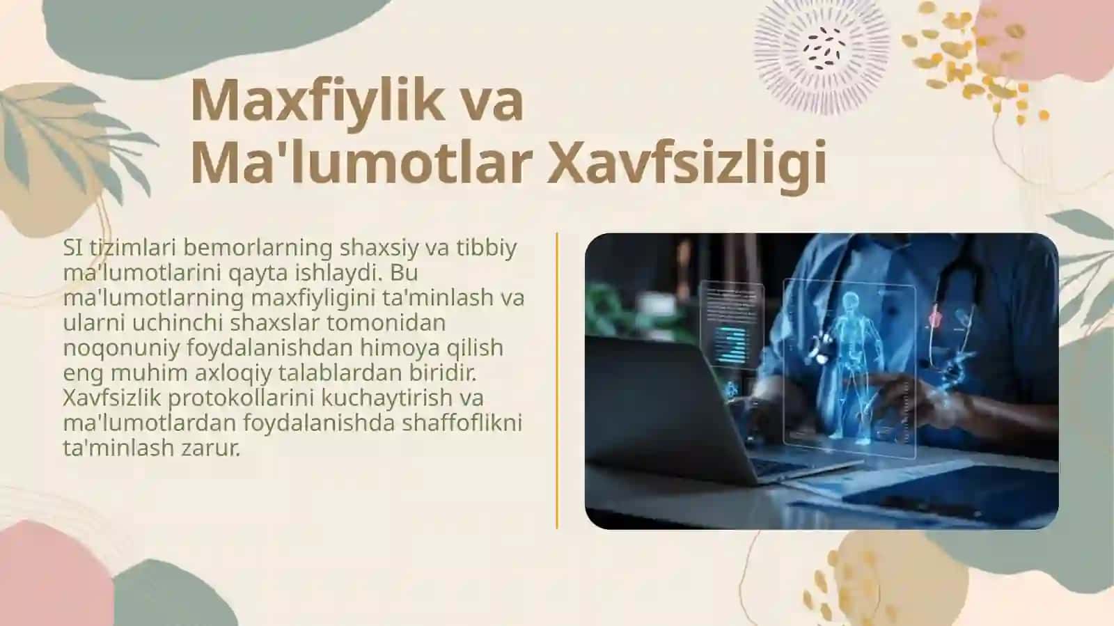 Sun’iy intellektning tibbiyotdagi axloqiy muammolari 4