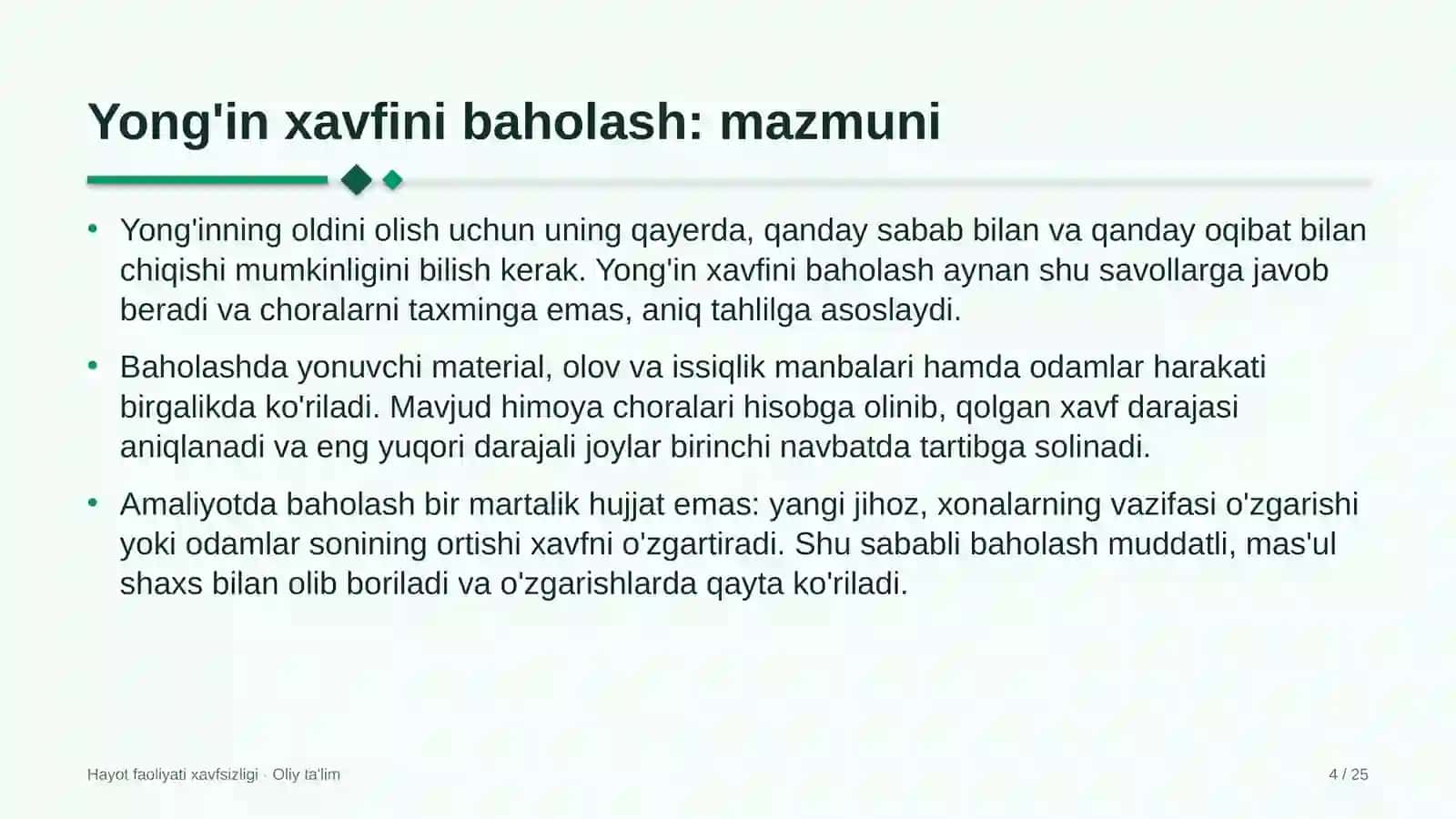 IT-parklarda yong'in xavfini baholash 4