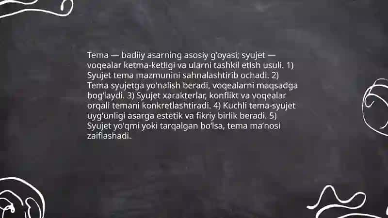 Syujet turlari 4