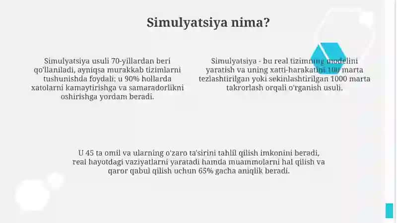Simulyatsiyaga kirish 4