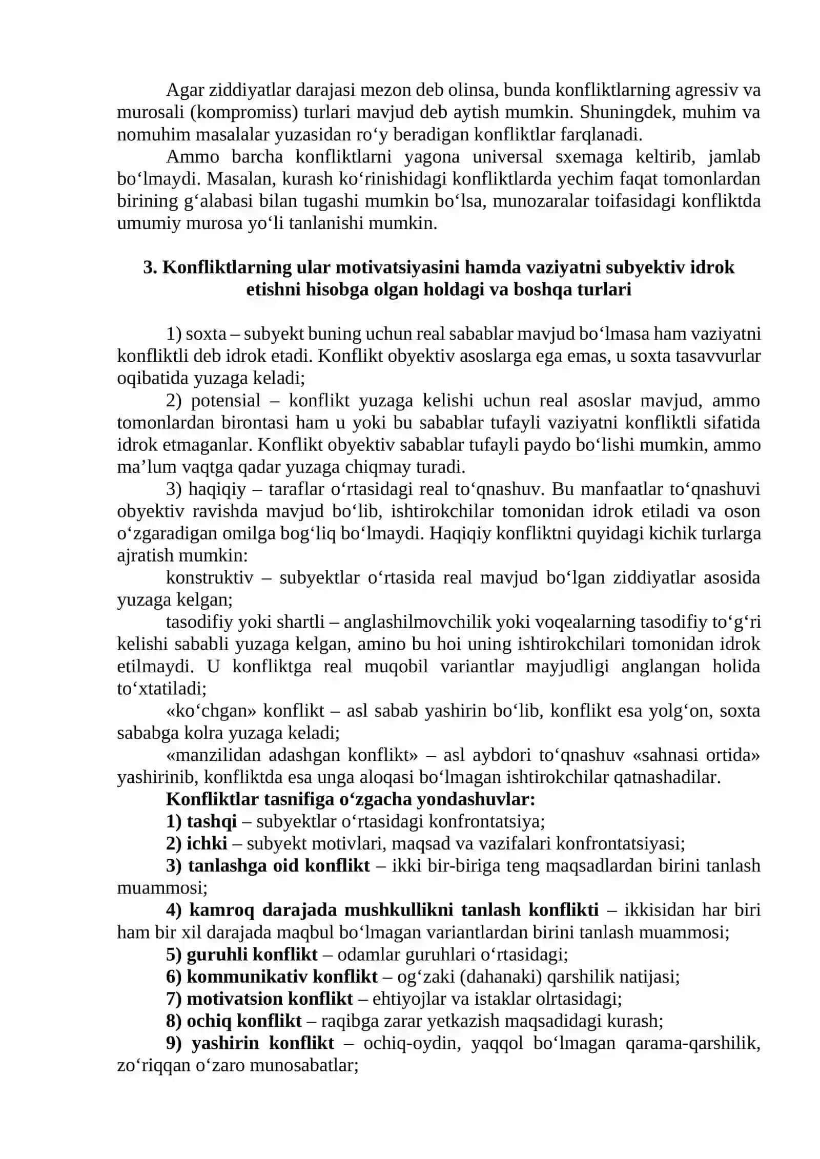PEDAGOGIK KONFLIKT(NIZO)LARNING TURLARI 4