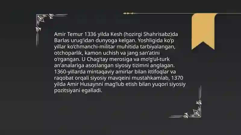 AMIR TEMUR 4