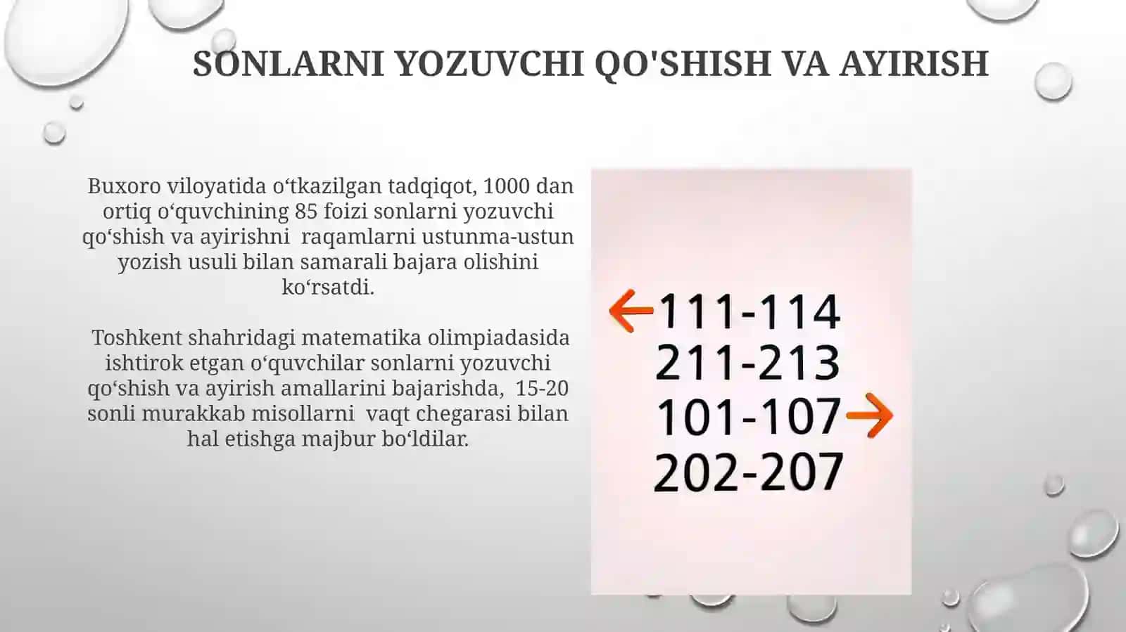 Qo'shish va ayirish 4