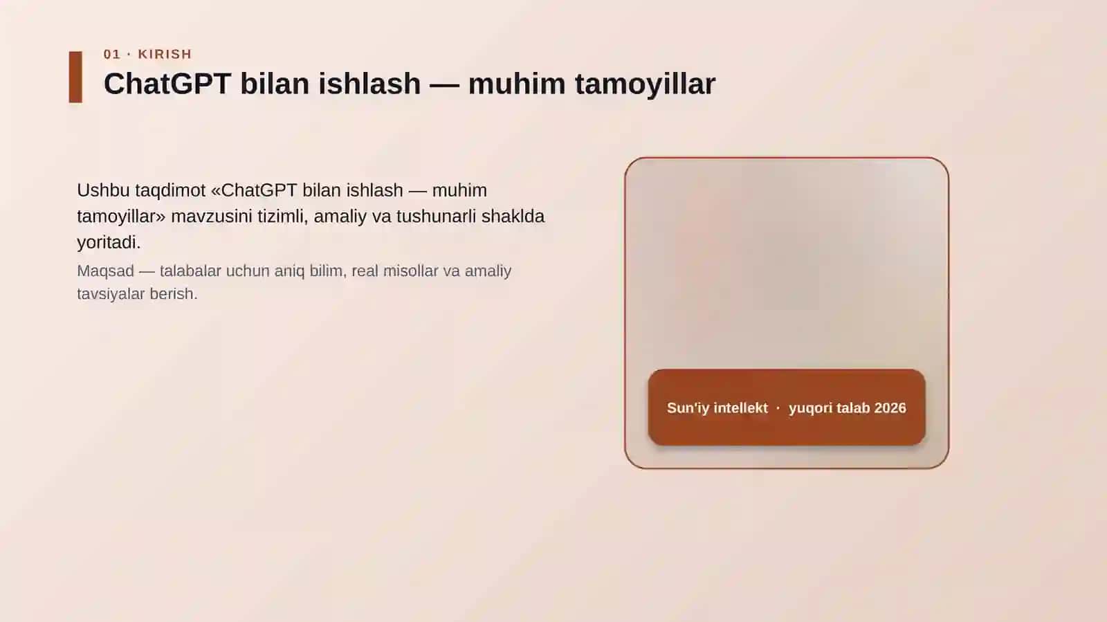 ChatGPT bilan ishlash — muhim tamoyillar 4