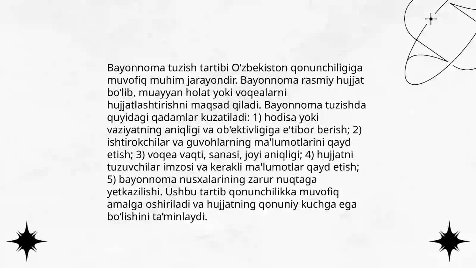 Ariza Yozish Qoidalari 4