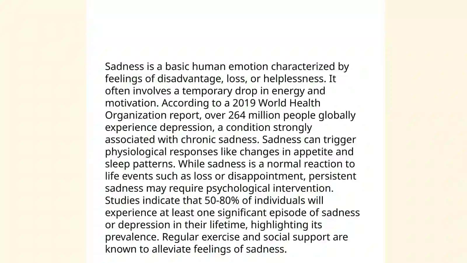 Feeling and moods 4