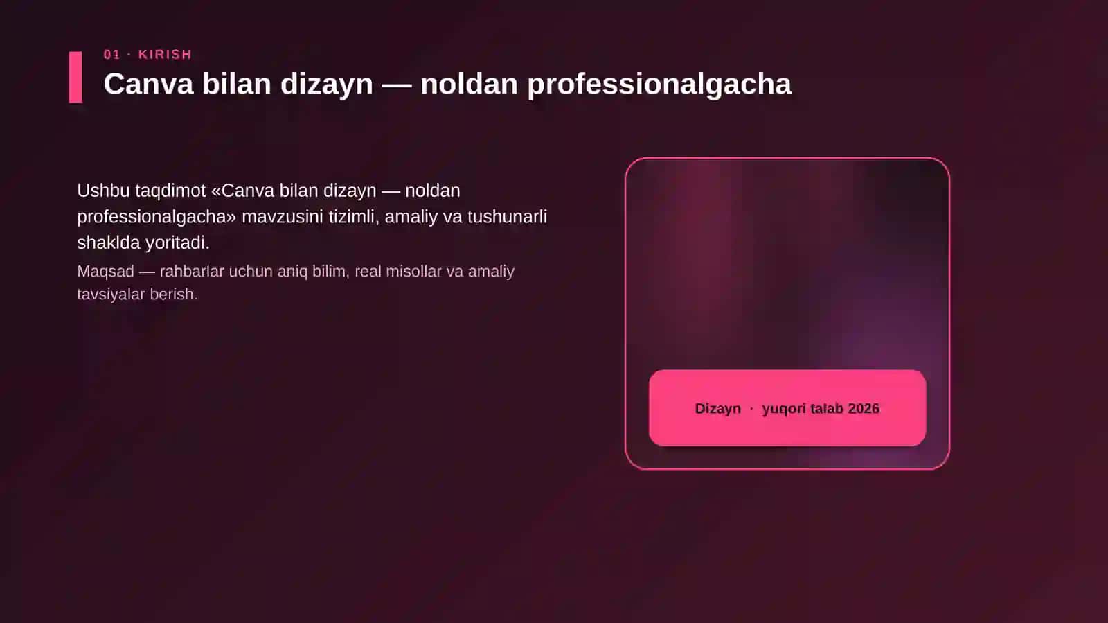 Canva bilan dizayn — noldan professionalgacha 4