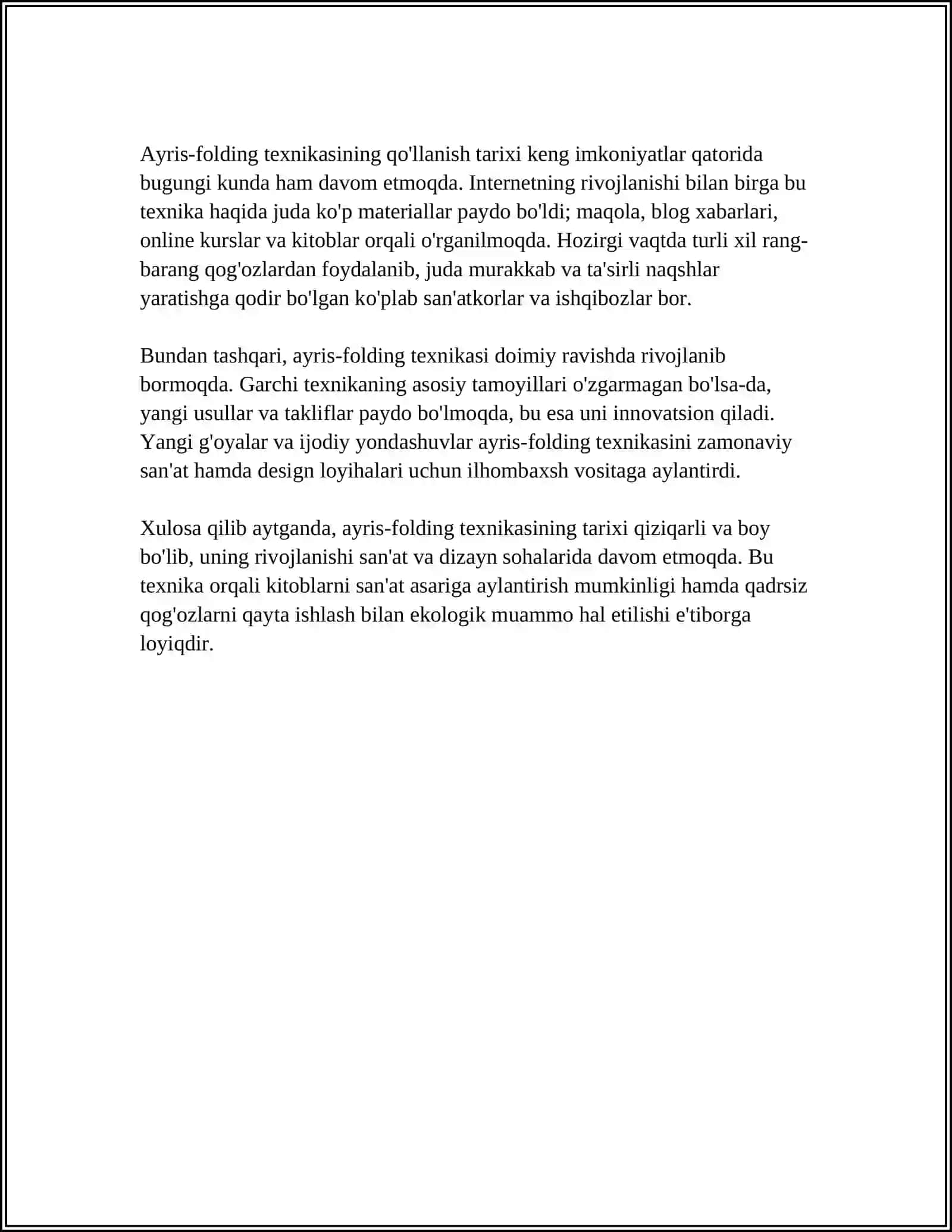 AYRIS-FOLDING TEXNIKASI ANNOTATSIYA 4