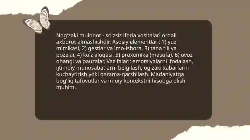 Og'zaki muloqot 4