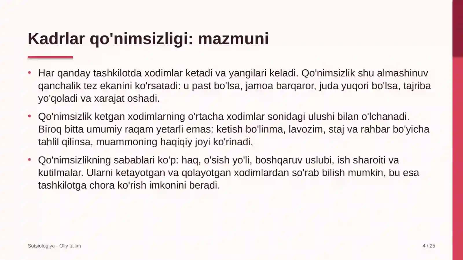 Davlat arxivlarida kadrlar qo'nimsizligi 4