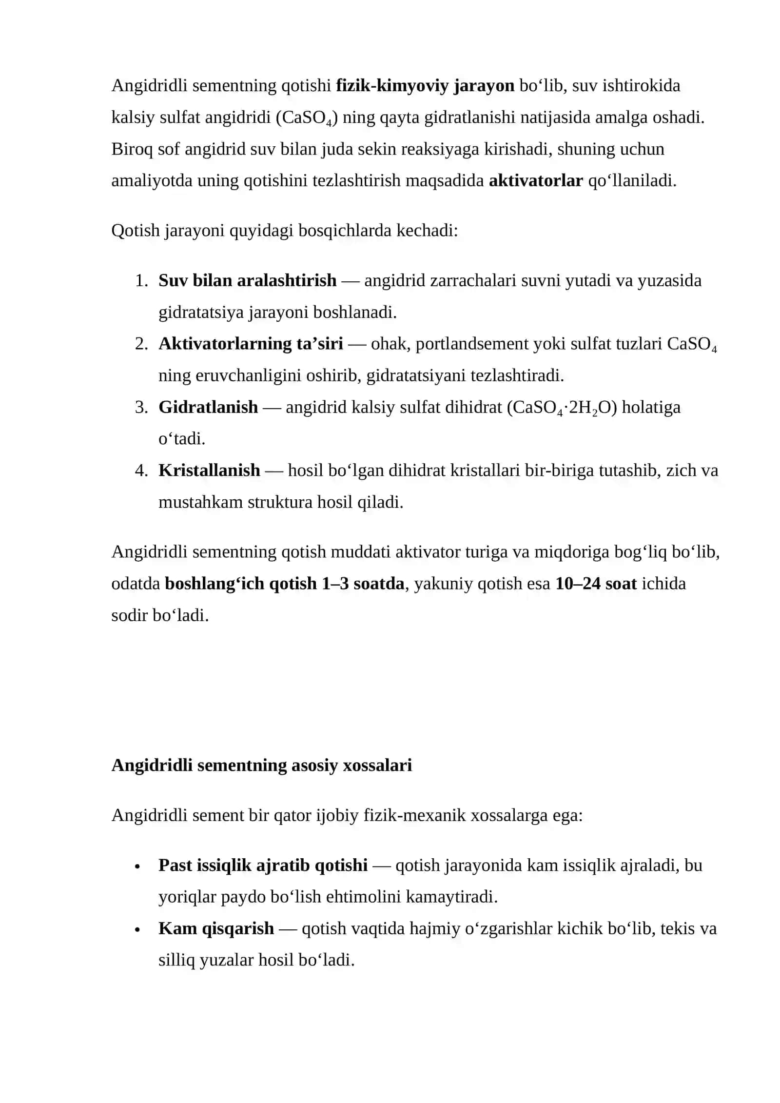 Angidridli sement 4